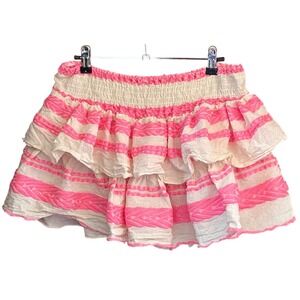 Sofia Mini Skirt Boho Coastal Cowgirl Barbiecore Romantic Preppy Festival Girly